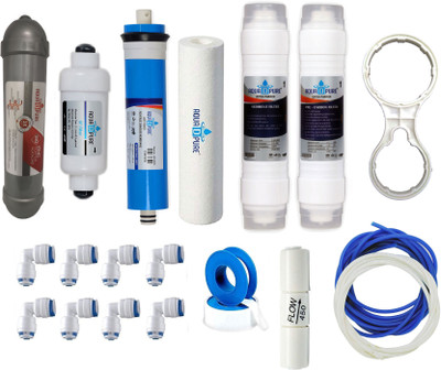 AquaDpure Complete 80 GPD  Water Purifier Service Kit with Copper Zinc Alkaline 12 L RO Water Purifier(Blue,Suitable for All Type of Water Purifiers)