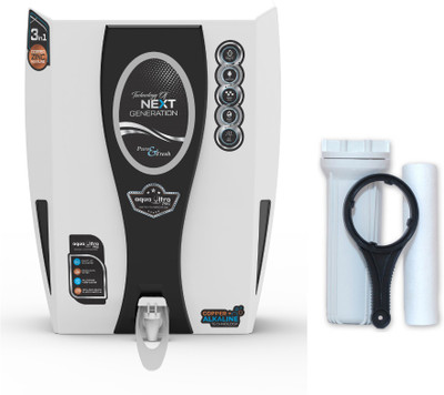 Aqua Ultra S24 12 L RO + UV + UF + Copper Water Purifier(White)