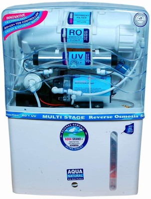 Marchio Aqua Plus Ro 14 L RO + UV + UF + TDS Water Purifier(wight)