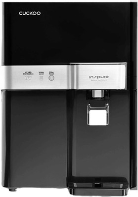 CUCKOO Rovita Suitable for all - Borewell, Tanker, Municipality 7.5 L RO + UV + Alkaline Water Purifier(Black) CUCKOO Rovita Suitable for all - Borewell, Tanker, Municipality 7.5 L RO + UV + Alkaline Water Purifier(Black)