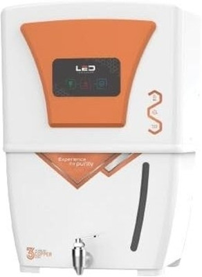 oxzon Aqua Fortune 12 L RO + UV + UF + TDS + ALK + Copper Water Purifier(White & Orange)