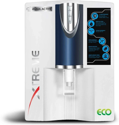 Aqua Active Misty RO+UV 10 L RO + UV Water Purifier(Black Grey)