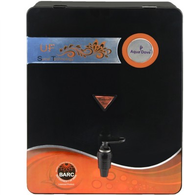 AQUA DOVE Black Water Purifier 12 L Gravity Based + UF Water Purifier(Black)
