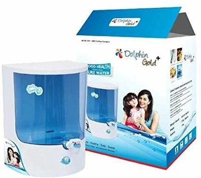 NILE Dolphine Gold+ 8 L RO Water Purifier(White, Blue)