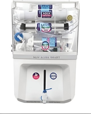 Marchio New Aqua Smart 12 L RO + UV + UF + TDS Water Purifier(White)