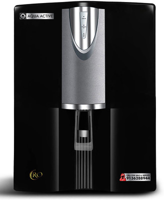 AquaActive 10 L RO Water Purifier(Grey and Black)