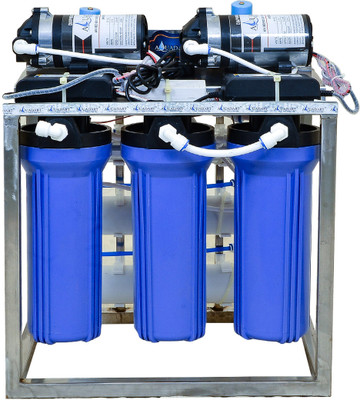 AquaDart 25 LPH Commercial UV Protection Ro Water Purifier Plant Double Purification With Auto Shut Off And TDS Adjuster 25 L RO + UV + TDS Water Purifier(Blue)