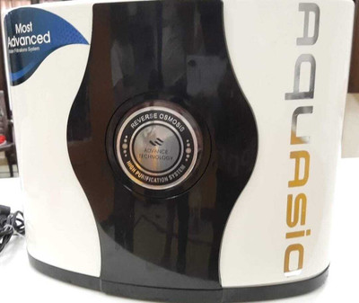 AQUASIO ; Purity Served In Style Star– Compact Design for Pure & Healthy Drinking Water 10 L RO + Alkaline Water Purifier(White, Black)