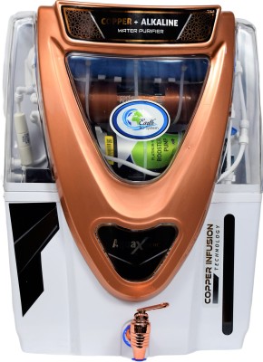 Earth Ro System Epic White new Model with Copper filter 12 L RO + UF + Minerals + Alkaline Water Purifier(White)