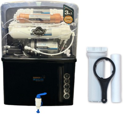 Aqua Ultra X25 12 L RO + UV + UF + Copper Water Purifier(Black)