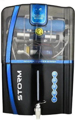 AQUA NATURAL WATER 12 L ALKALINE VITAMIN B12 RO_UV_UF _TDS_ALKALINE B12 12 L RO + UV + UF + TDS Water Purifier(Black)