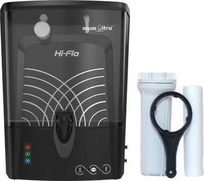 Aquaultra Sophia 13 L RO + UF + UV + UV_LED + TDS Control Water Purifier(Black, Grey)