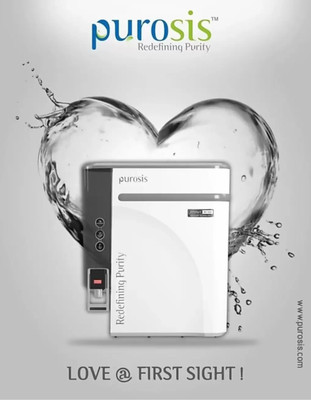 Purosis puroaqua 9 L RO + UV + Minerals Water Purifier(White)