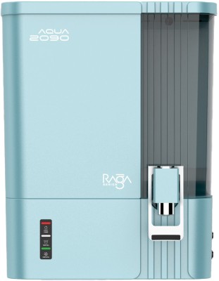 AQUA raga 2090 blue 10 L RO + UF + Minerals + Copper Water Purifier(sky blue)