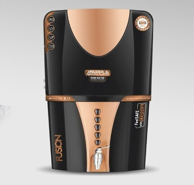 Aqua Fresh FUSION COV B COPPER+RO+UV+TDS AUTOMATIC ELECTRICAL BOREWELL BEST 12 L RO + UV Water Purifier(Black)