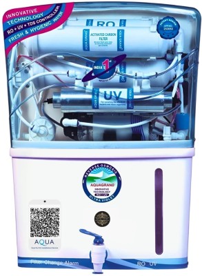 Marchio Aqua Copper 12 L RO + UF + UV + UV_LED + TDS Control Water Purifier(White)