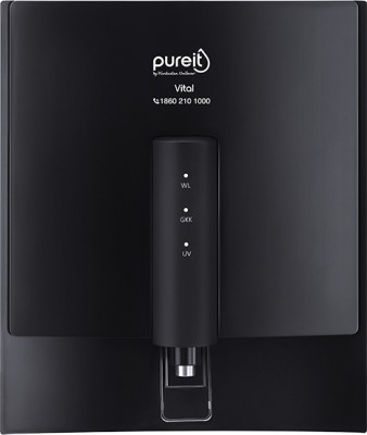 Pureit Vital 6 L RO + UV + Minerals Water Purifier with FiltraPower Technology(Black)