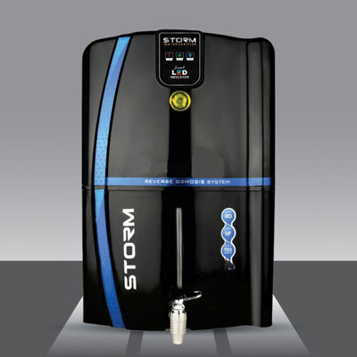 Earth Storm Full Black Model ,Suitable for borewell, tanker, municipal water TDS + 12 L RO + UV + UF + Minerals Water Purifier(Black) Earth Storm Full Black Model ,Suitable for borewell, tanker, municipal water TDS + 12 L RO + UV + UF + Minerals Water Purifier(Black)