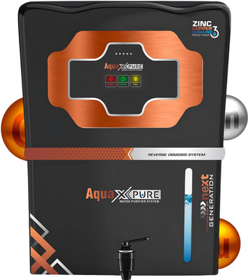 mclord AQUA X PURE M2 12000 L RO + UV + UF + Copper + TDS Control Water Purifier(Black)