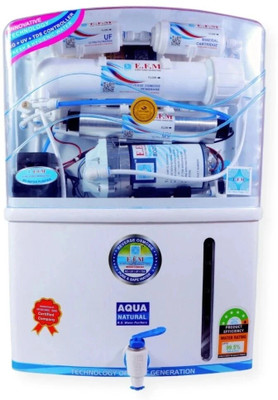 E.F.M Golden Star 10 L RO + UV + UF + TDS Water Purifier(White)