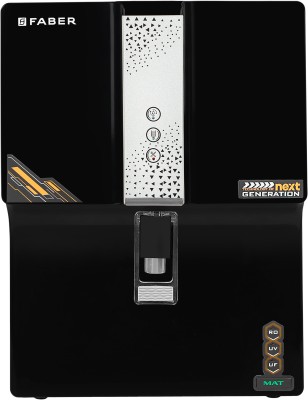 FABER FWP GALAXY PRO STAR 7 L RO + UV + UF + Minerals Water Purifier(Black)