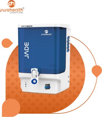 pure health JADE 12 L RO + UV + UF Water Purifier(White)