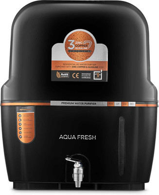 Aqua Fresh BBD SPECIAL BLK STM SWIFT 8 L RO Water Purifier  (FULL BLACK) For Rs. 2799 @ 72 %