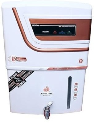 FlowLife RO system White Nexon RO 10 L RO + UV + UF + TDS + Mineral Water Purifier(White)