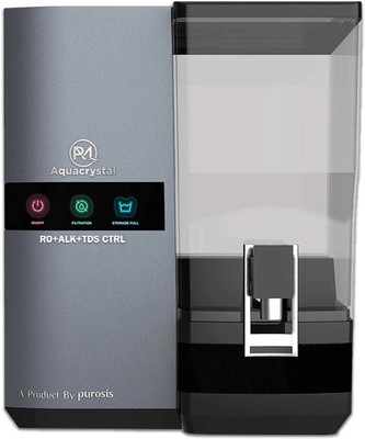 Purosis RM-FP-MG 9 L RO + UF + UV + Copper + Alkaline + Mineralizer Water Purifier(Metallic Grey)