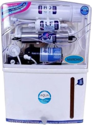 Marchio Aqua Grand Plus Water Purifier 12 L RO + UF + UV + UV_LED + TDS Control Water Purifier(White)