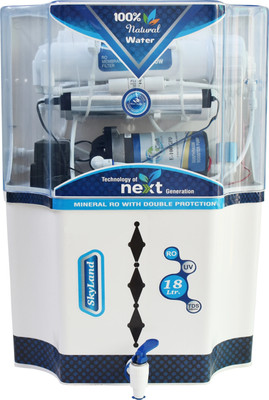 Kaveri AquaFresh SkyLand 18 Ltr  Water Purifier 18 L RO + UV + UF + TDS Water Purifier(White, Blue)