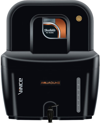 Aquaduke 4x Copper Technology RO Water Purifier with Fully Automatic Function 12 L RO + UV + UF + TDS Water Purifier(Black,Best for Home and Office, Multisource water compatibility)