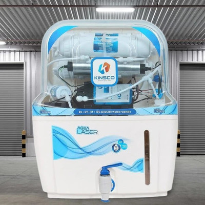 Kinsco Aqua Style 15 L RO + UV + UF + TDS Water Purifier with Prefilter(White)