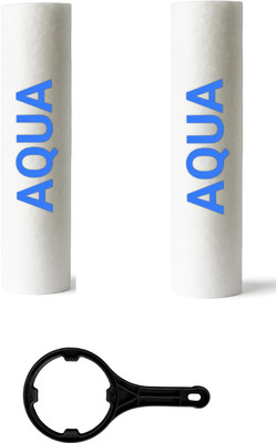 Aqua Royal PP pre filter spun2+spanner 8000 L Gravity Based + UF Water Purifier(White, Black)