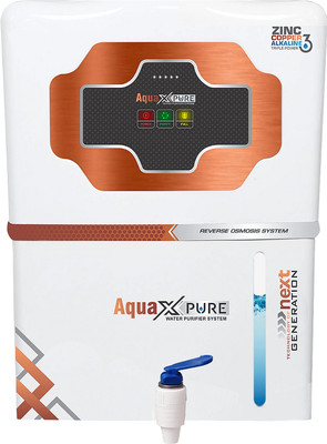 mclord AQUA X PURE G1 12000 L RO + UV + UF + TDS + Copper Water Purifier(White)