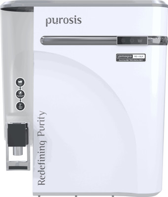 Purosis PURAQ-WHIT 9 L RO + UV + Alkaline Water Purifier(White)