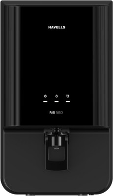 HAVELLS Fab Neo 7 L RO + UF Water Purifier Vital Magnesium Enriched, 7-stages, Ideal for Borewell, Tanker & Municipal Water, Significant water savings, BIS Approved(Black)