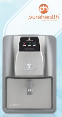 pure health ELITE+ 12 L RO + UV + UF Water Purifier(Silver)