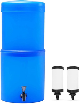 Rama Gravity Neo Water Purifier | 20 Litre Capacity With Spirit Candles & Plastic Tap 20 L Gravity Based Water Purifier(Blue)