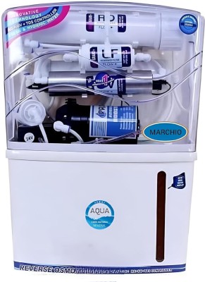 Marchio Aqua Ultra Smart Water purifier 12 L RO + UV + UF + TDS Water Purifier(White)