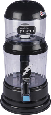 Zero B Suraksha Plus Pro 15 L Gravity Based Water Purifier(Black)
