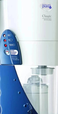 hul Classic 23 Ltr MO5 23 L Gravity Based Water Purifier(White blue, Blue)