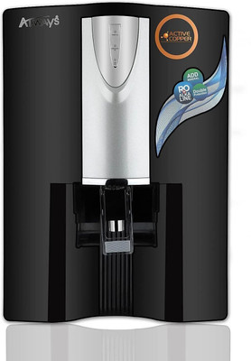 Always Misty Active Copper 10 L RO + UV + UF + TDS + ALK + Copper Water Purifier(Black)
