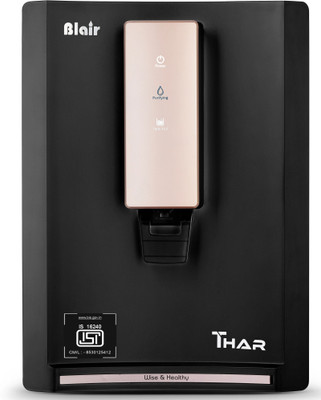 Blair THAR BIS APPROVED ( IS 16240 ) CM/L-8530125412 9 L RO + UV + UF + TDS + ALK + Copper Water Purifier(BLACK-ROSE-GOLD)