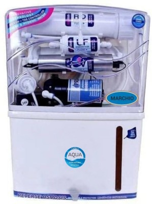 Marchio Aqua Grand Ro Water Purifier 12 L RO + UF + UV + UV_LED + TDS Control Water Purifier(White)