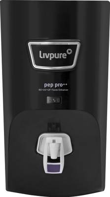Livpure LIV-PEP-PRO-PLUS+ BLACK 7 L RO + UV + UF Water Purifier