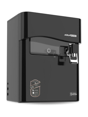 Aquagrand AQUA9090 TRENDY Model& CLASSIC DESIGN | Fully Automatic Function | Smart LED | 13 L RO + UV + UF + TDS Control Water Purifier(Black)