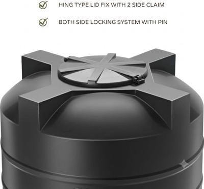 Star 2000-10,000 Liter LID 2 Pcs 10000 L Water Tank(Plastic)