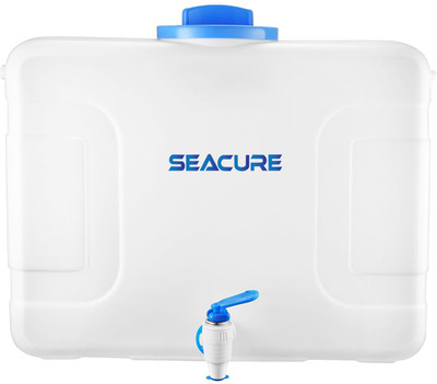 Seacure RO Reject Waste Water Tank, Wall mount, Suitable for All type of RO 18 L Water Tank(Plastic)