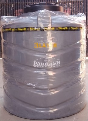 parkash 500 LTR ( 3 LAYER ( GREY ) 500 L Water Tank(Polyethene)